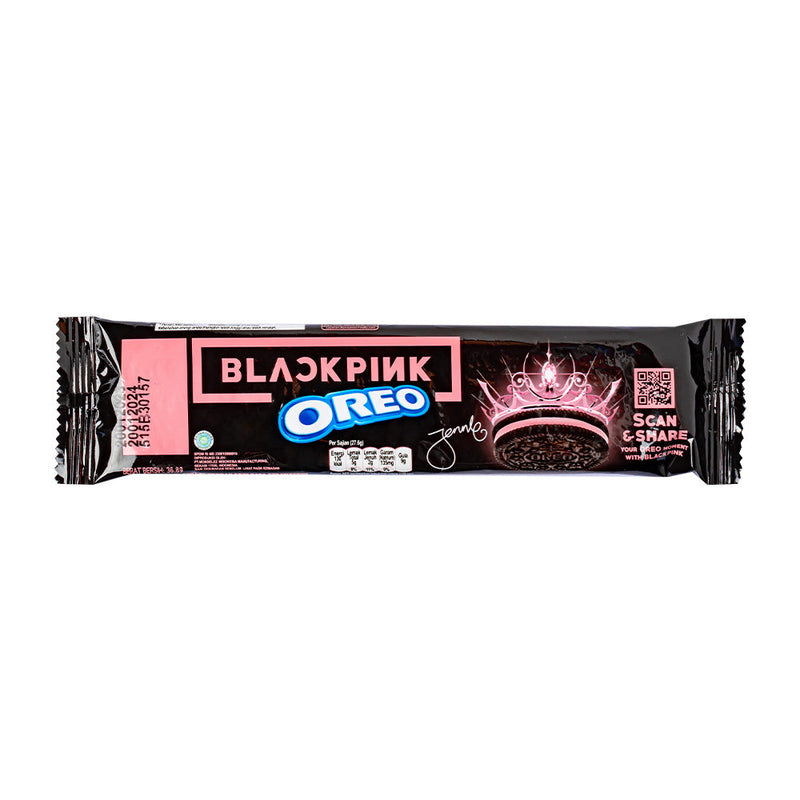 Confezione da 36g di biscotti alla fragola Oreo Black Pink 