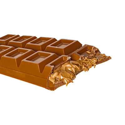 XL Peanut Butter filled Choco Love Bar, cioccolato al latte ripieno di crema al burro di arachidi da 500g