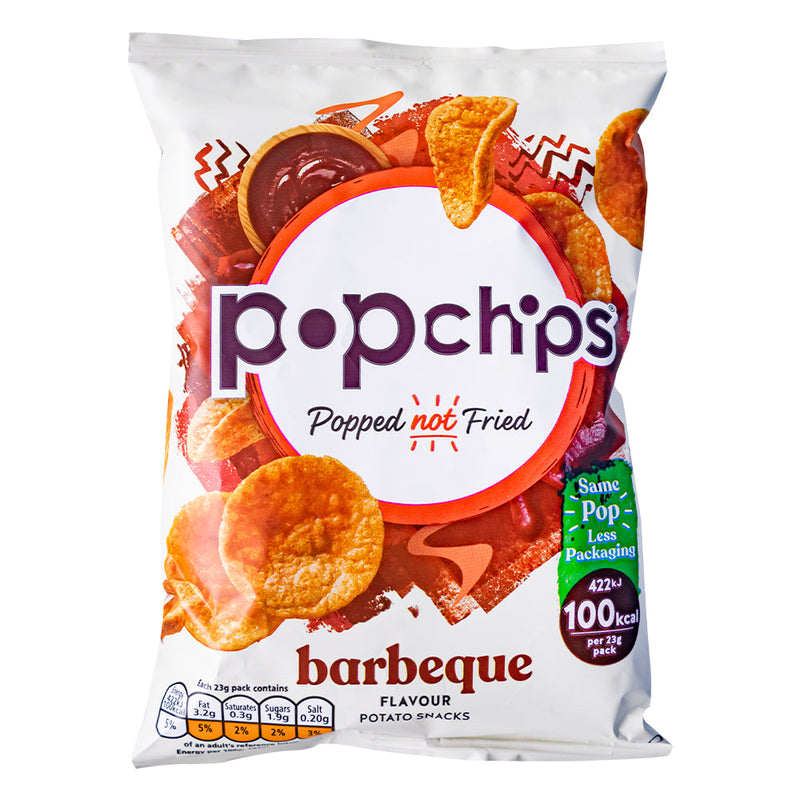 Pop Chips Barbecue, patatine al barbecue da 23g