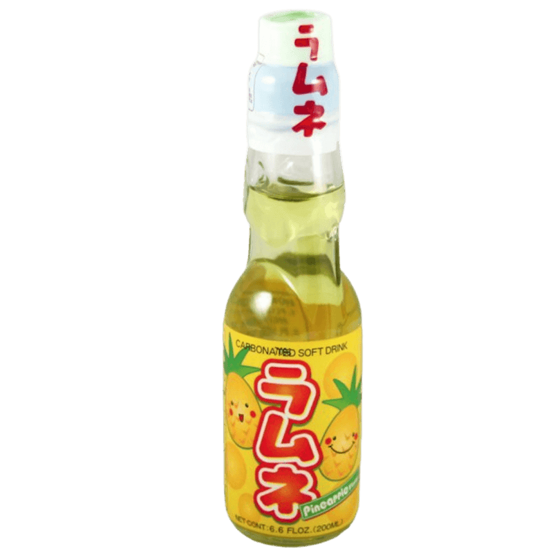 Pineapple Ramune soda