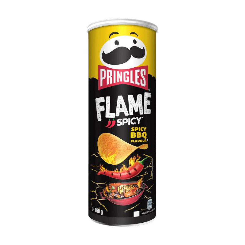 Pringles Flame Spicy BBQ 160g