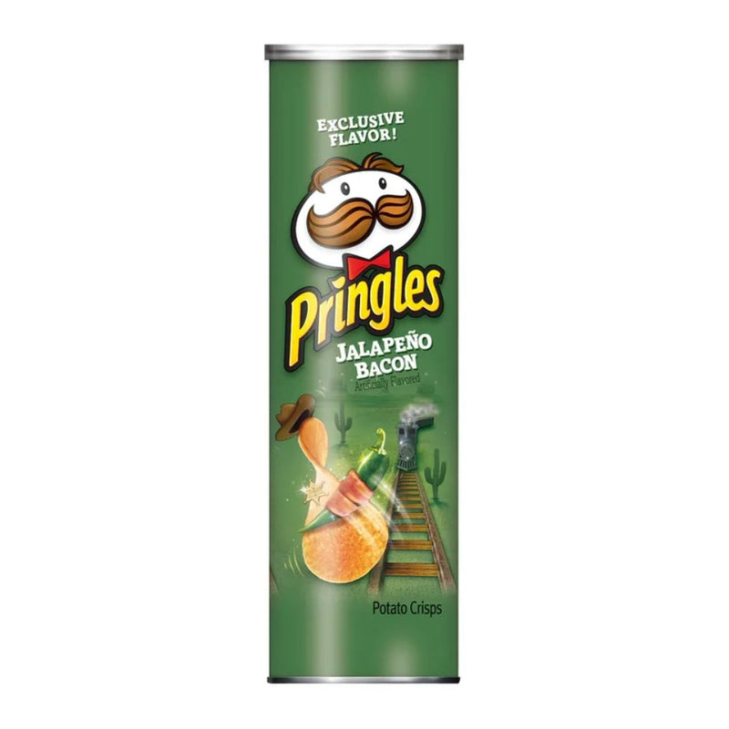 Pringles Jalapeño Bacon, 156g de tocino y chips sabor jalapeño