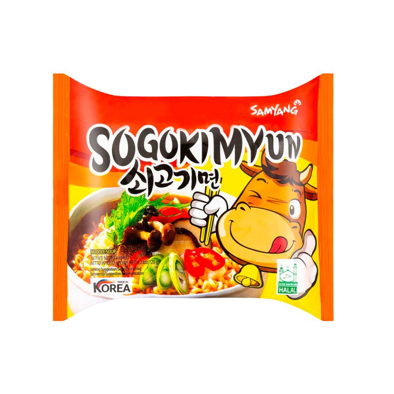 Confezione di ramen alle verdure Products Samyang Sogokimyun Ramen da 120g