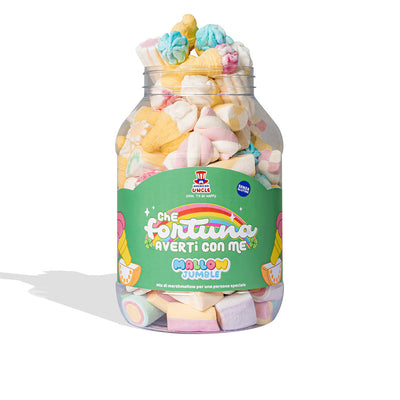 Mallow Jumble “Lucky to have you with me”, a jar of marshmallows to compose with your favorite flavors