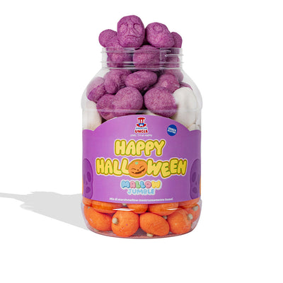 Mallow Jumble "Happy Halloween", tarro de malvaviscos para mezclar y combinar con tus sabores favoritos