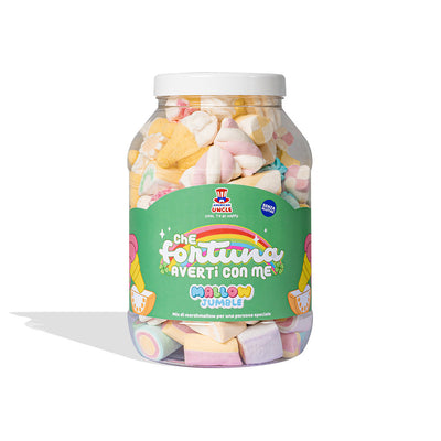 Mallow Jumble, a jar of marshmallows to compose with your favorite flavors