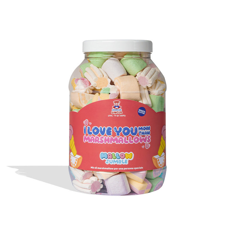 Mallow Jumble, a jar of marshmallows to compose with your favorite flavors