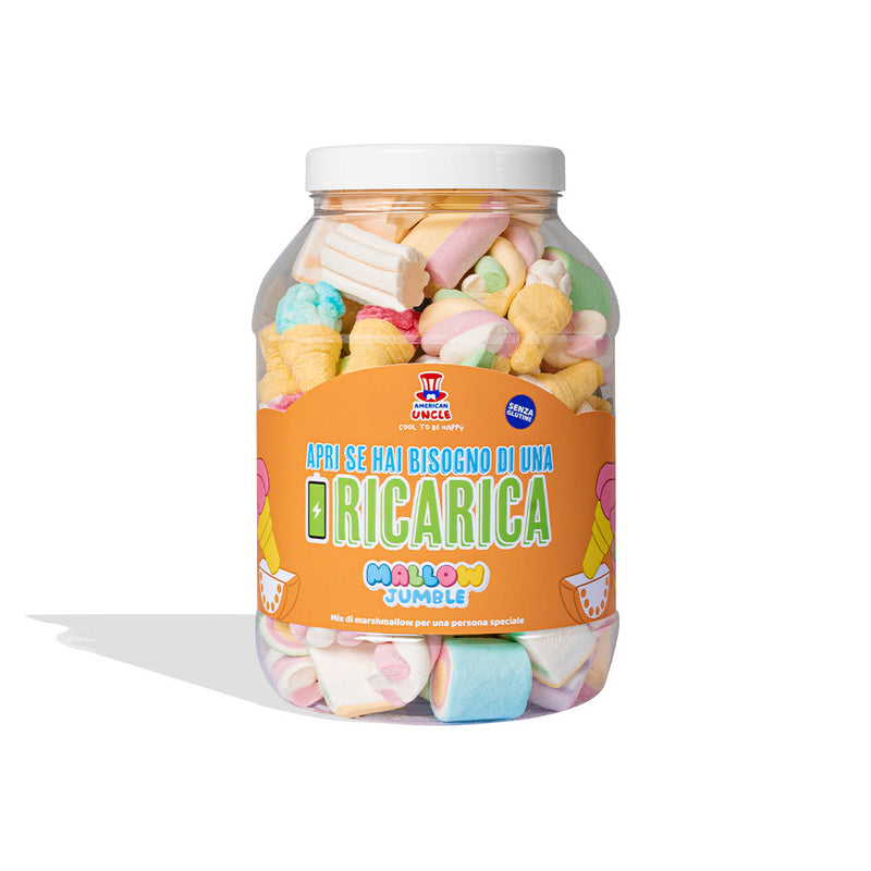 Mallow Jumble, a jar of marshmallows to compose with your favorite flavors