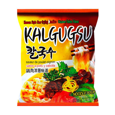 Confezione di noodles al pollo Samyang Kalgugsu Noodle Soup Chicken da 100g