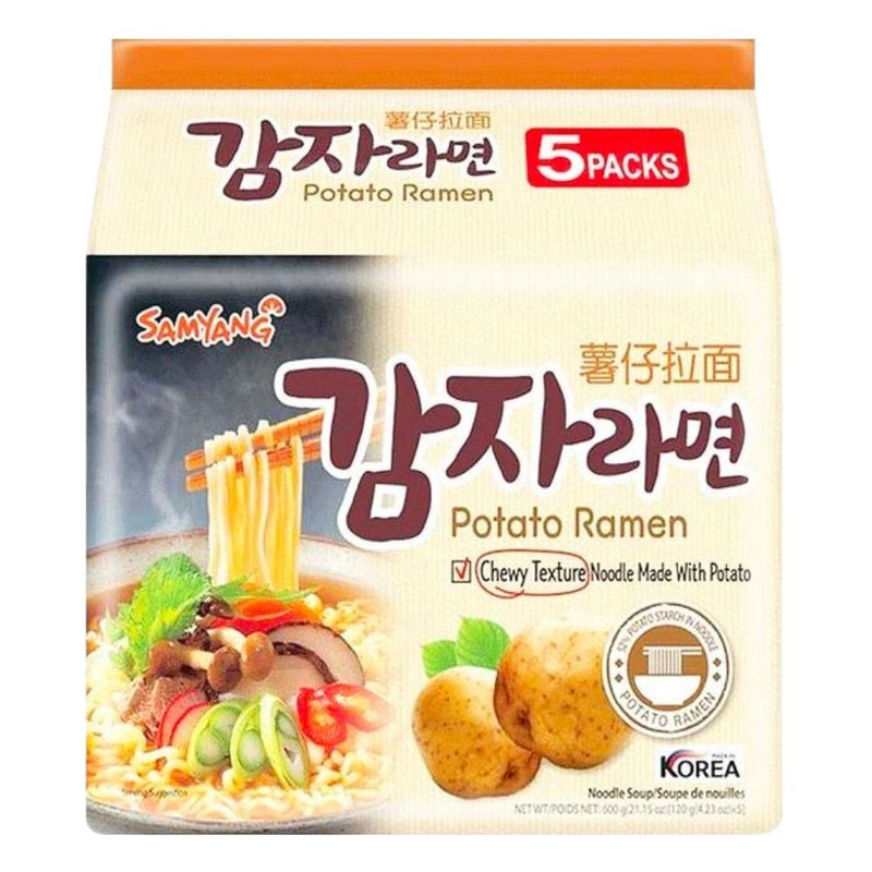 Samyang Potato Ramen, 5 servings of 120g potato noodles