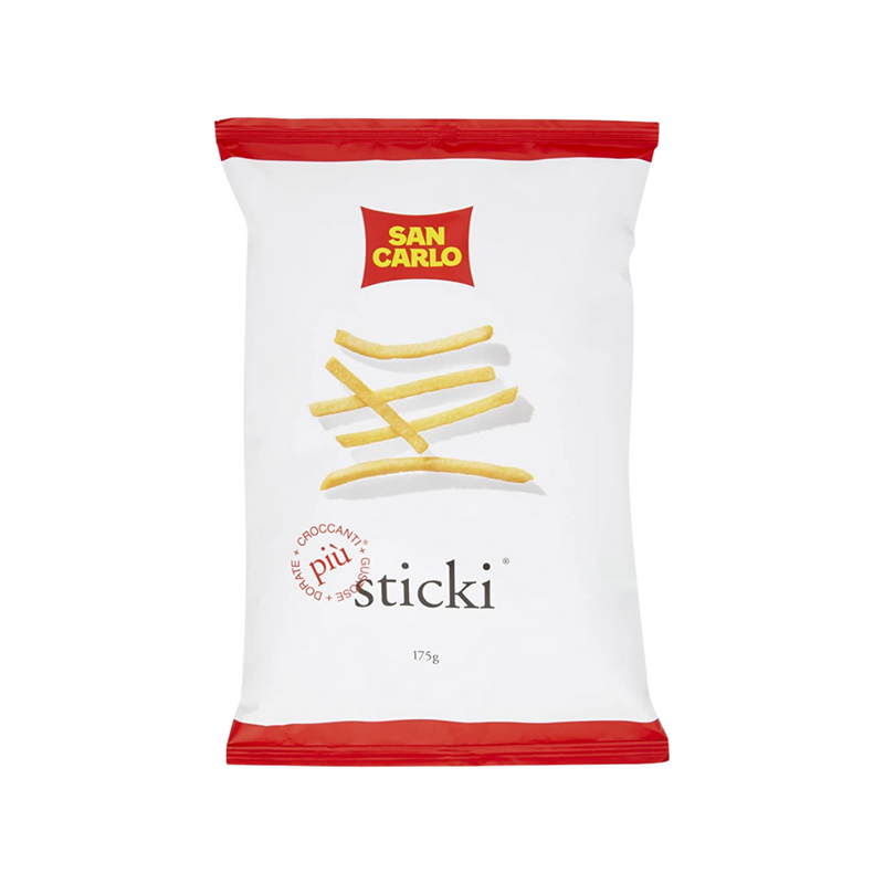 Confezione di patatine San Carlo Sticki da 175g