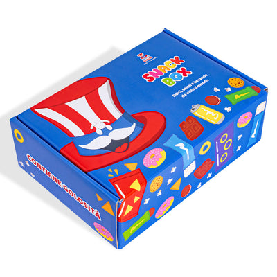 Snack box “Cool to be Happy”, scatola a sorpresa da 20 snack dolci, salati e bevande