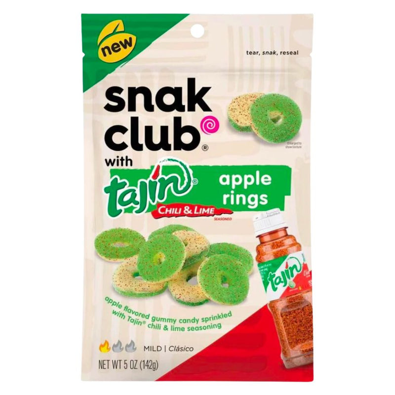 Confezione da 142g di caramelle piccanti al gusto lime Snack Club Tajin