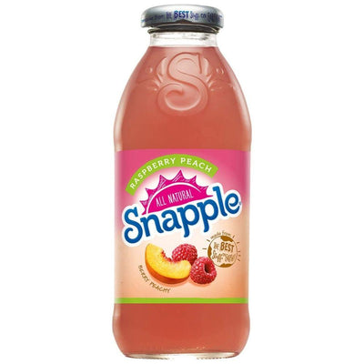 Snapple Raspberry Peach, bevanda al lampone e pesca da 473ml