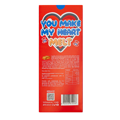 Choco Love Bar XL Creamy Toffee relleno, chocolate caramelo relleno de crema de toffee 500g