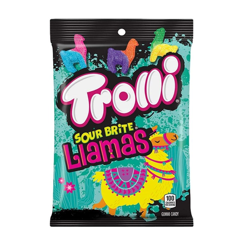 Trolli Sour Brite Tropical Llamas, 120g sour fruit candies