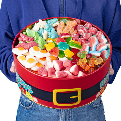 Wunnie Bucket "Happy Holidays", 3kg tin of gummy sweets to compose with your favorite flavors