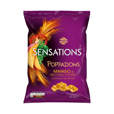 Walkers Sensation Poppadoms Mango&Red Chilli Chutney 82.5g