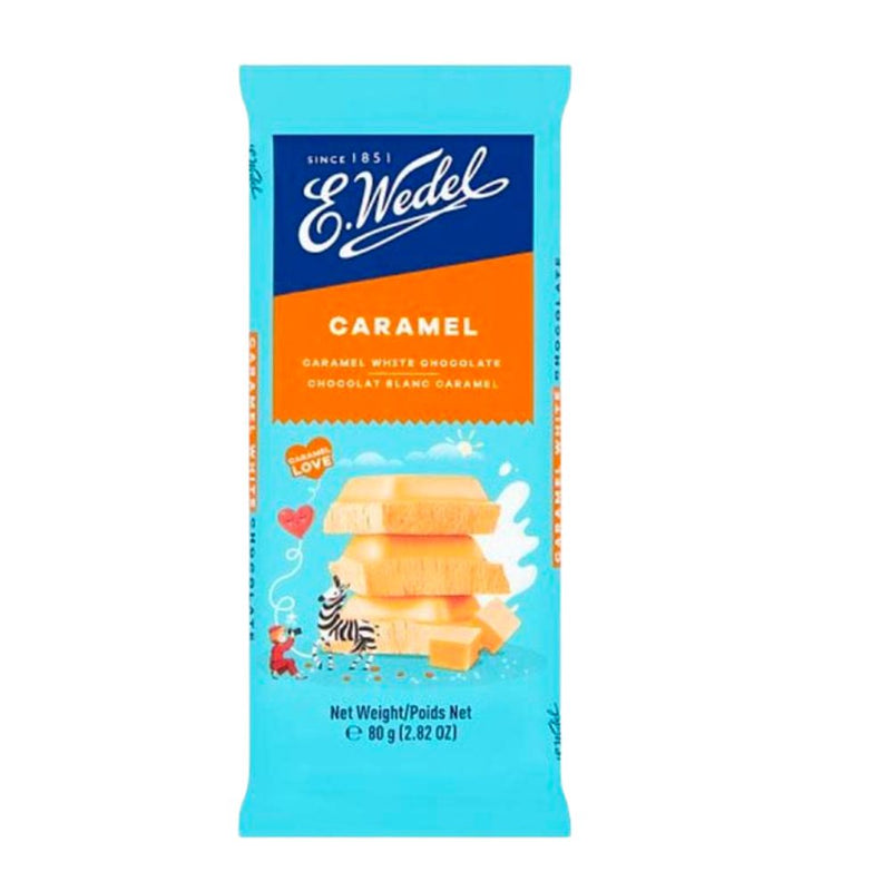 Wedel Choco Caramel, 80g white chocolate caramel bar