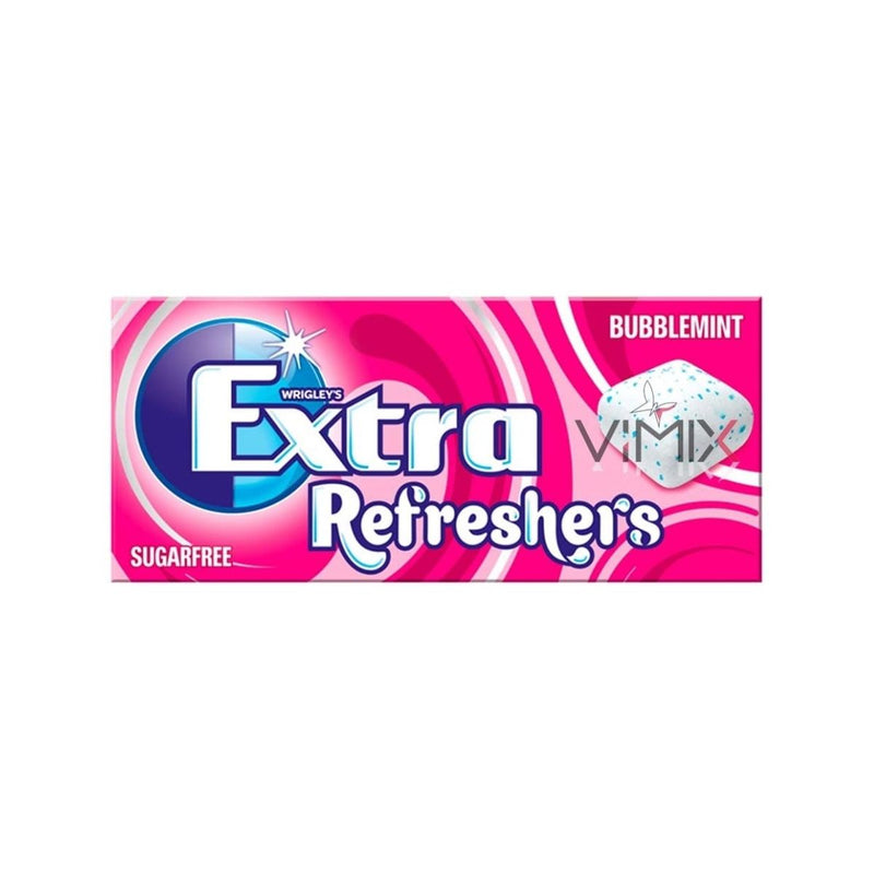 Wrigley Bubblemint Extra Refreshers, gomme alla frutta aromatizzate alla menta da 15g