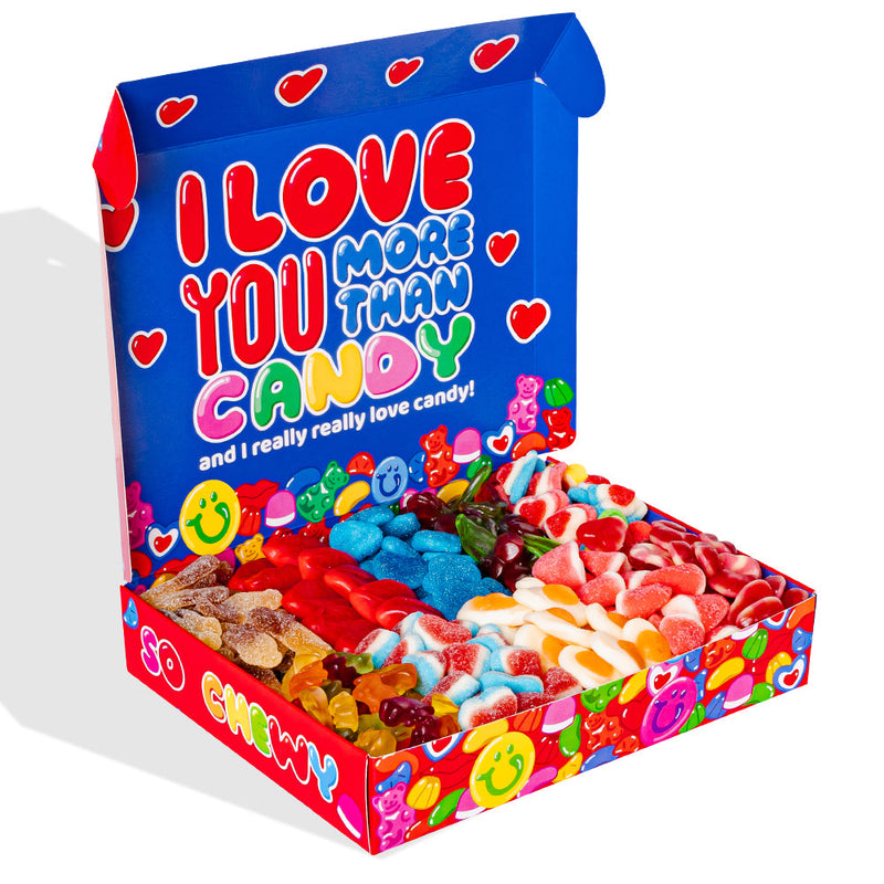 Wunnie box Love, la caja de caramelos para componer con las gomitas favoritas de tu media naranja 