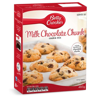 Betty Crocker Cookie Mix Milk Chocolate, preparato per biscotti da 200g (4784094117985)