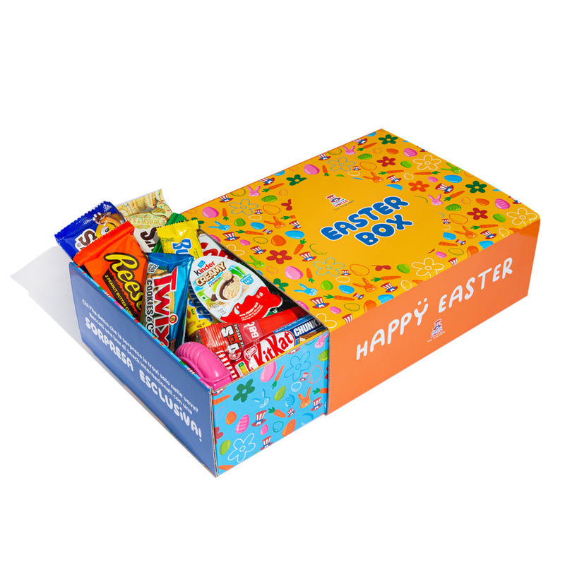 Caja Pascua, caja de 15 productos dulces y salados.