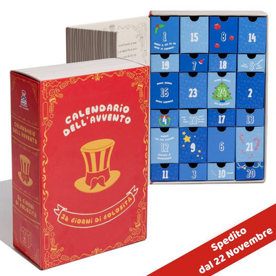 Calendario dell'Avvento, scatola da +24 snack dolci e salati a sorpresa