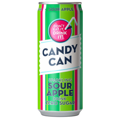 Lattina da 330ml di bevanda aspra alla mela Candy Can Sour Apple