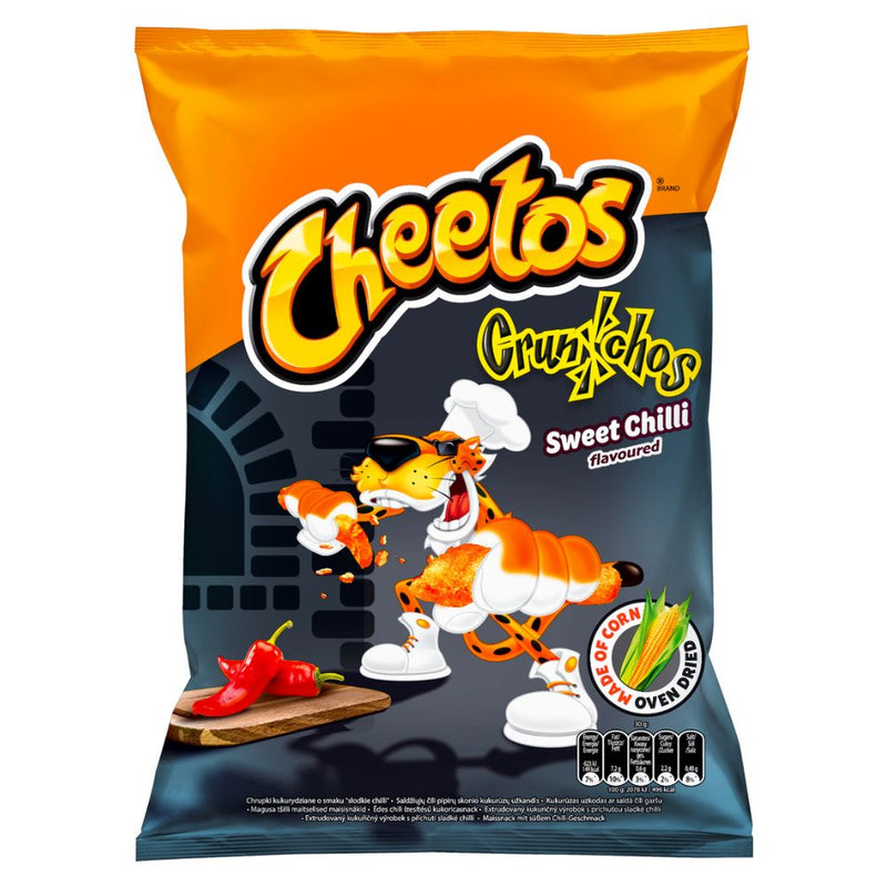 Confezione da 165g di patatine piccanti al peperoncino Cheetos Crunchos Sweet Chill