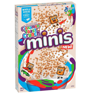 Confezione da 349g di cereali alla cannella Cinnamon Toast Crunch minis