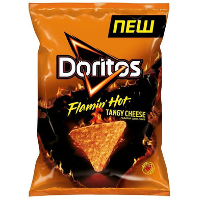 Doritos Flamin Hot & Tangy Cheese, patatine al formaggio piccante da 150g (4699596750945)