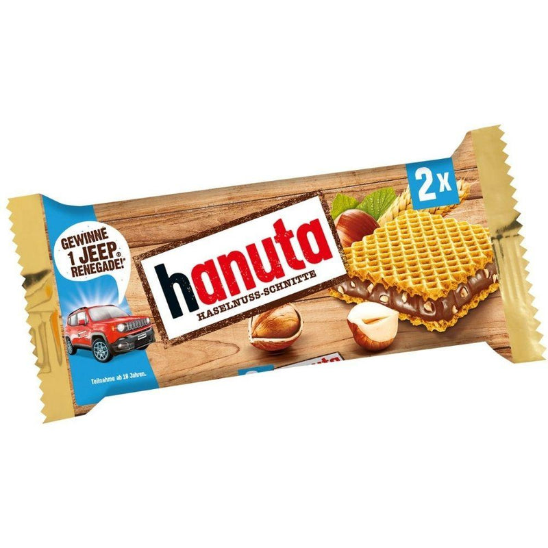 Ferrero Hanuta, wafer ripieno di crema alla nocciola da 44g (4697193021537)