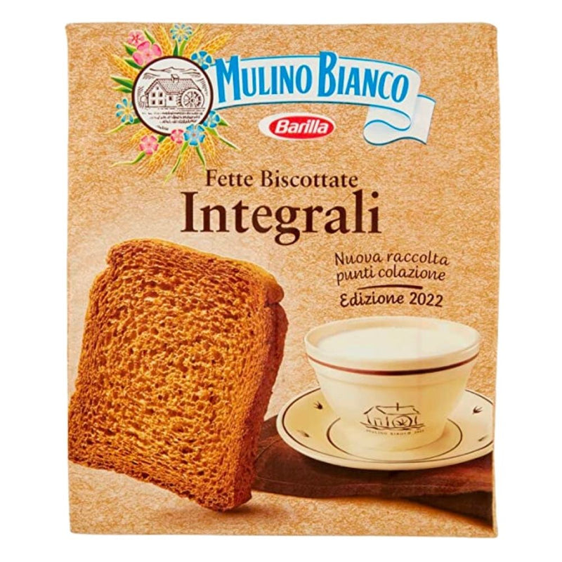 Confezione da 315g di fette biscottate integrali Mulino Bianco