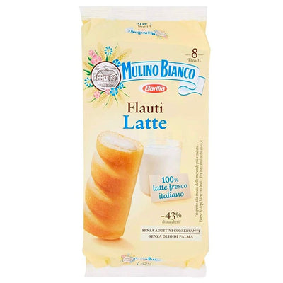 Confezione da 280g di merendine al latte Flauti Mulino Bianco