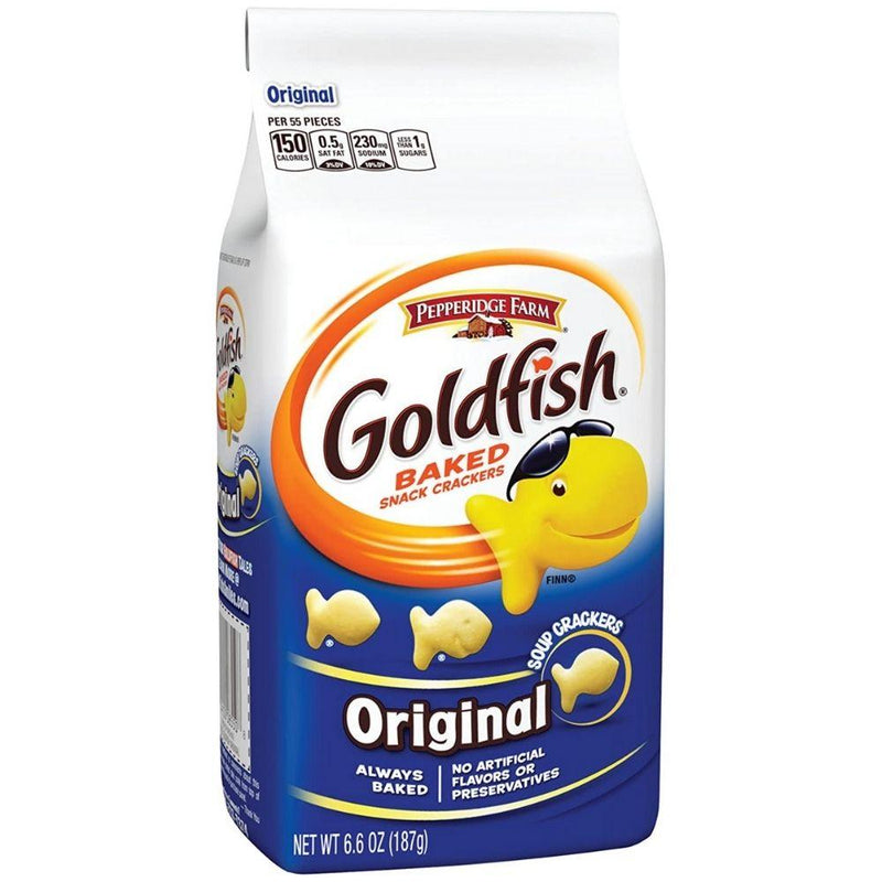 Goldfish Crackers Original, confezione di crackers al formaggio da 187g (4783977791585)