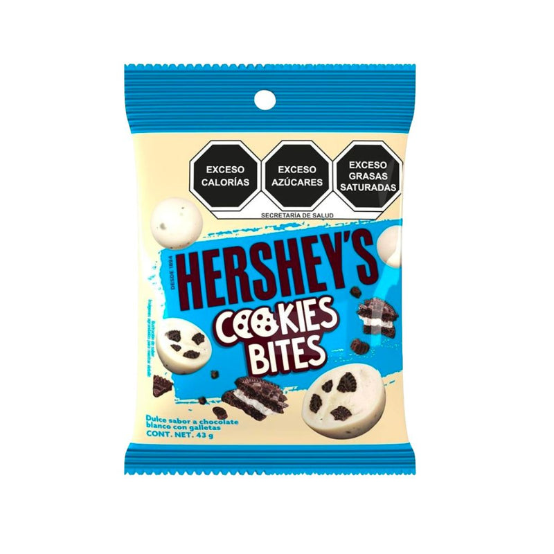 Confezione da 43g di  biscotti al cioccolato Hersheys cookie bites