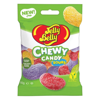 Jelly Belly Chewy Candy Sour, caramelle aspre alla frutta da 60g