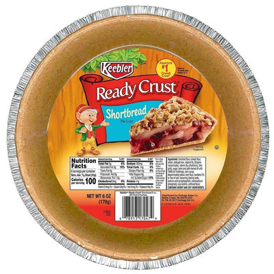 Keebler Ready Crust Shortbread Pie Crust, base per torte al burro scozzese da 170g (4720953262177)