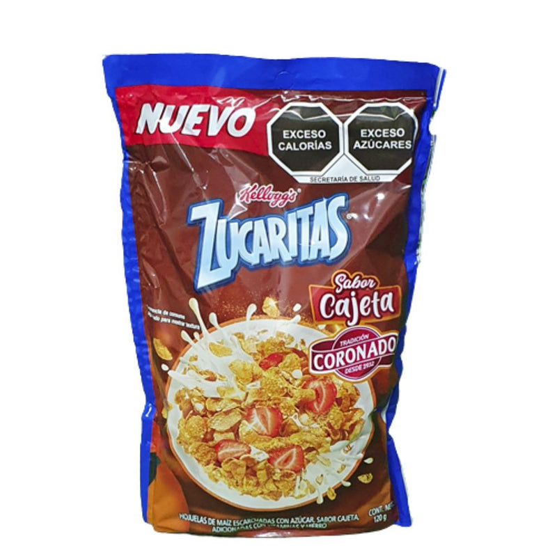 confezione da 120g di cereali al gusto cajeta Kellog&