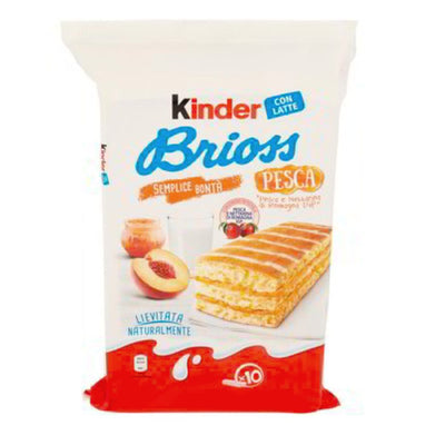 Confezione da 270g di Kinder Brioss Pesca