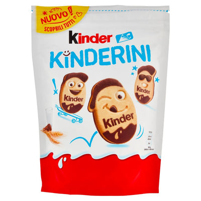 Confezione da 250g di biscotti al latte e al cacao Kinder Kinderini