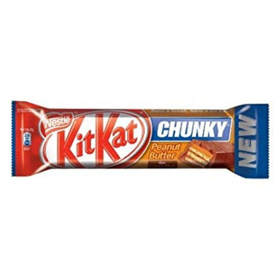 Kit Kat Chuncky Peanut Butter, barretta al cioccolato ripieno di burro d'arachidi da 42g