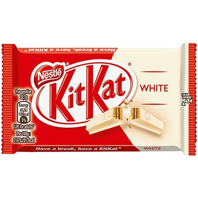 Kit Kat White, wafer ricoperto e ripieno di cioccolato bianco da 41.5g