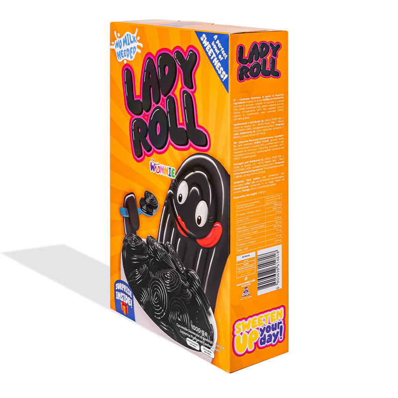 Wunnie Lady Roll, scatola di liquirizie da 1kg