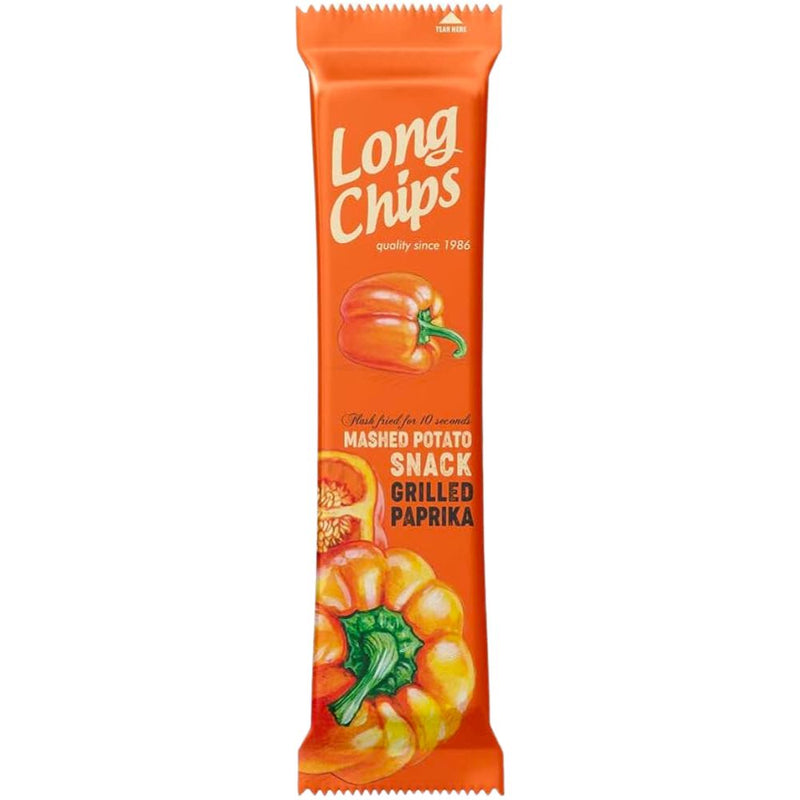 Confezione da 75g di patatine lunghe alla paprika Long Chips Paprika