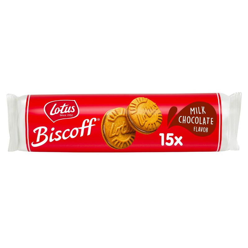 Confezione da 150g di biscotti al caramello ripieni di crema al cioccolato Lotus Biscoff