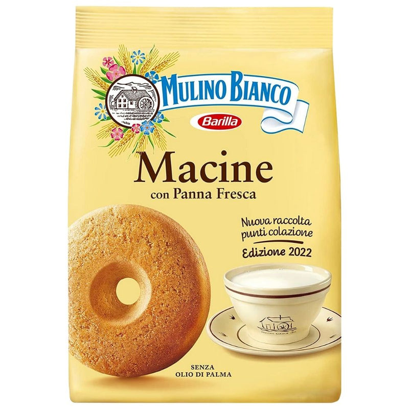 Macine Mulino Bianco, biscotti con panna fresca da 350g