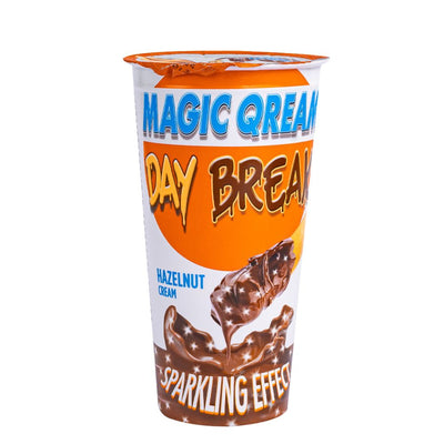 Confezione da 45g di grissini con crema alla nocciola scoppiettante Magic Qream