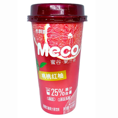 Confezione da 400ml di tè alla pesca e ai frutti di bosco Meco Peach and Pomelo